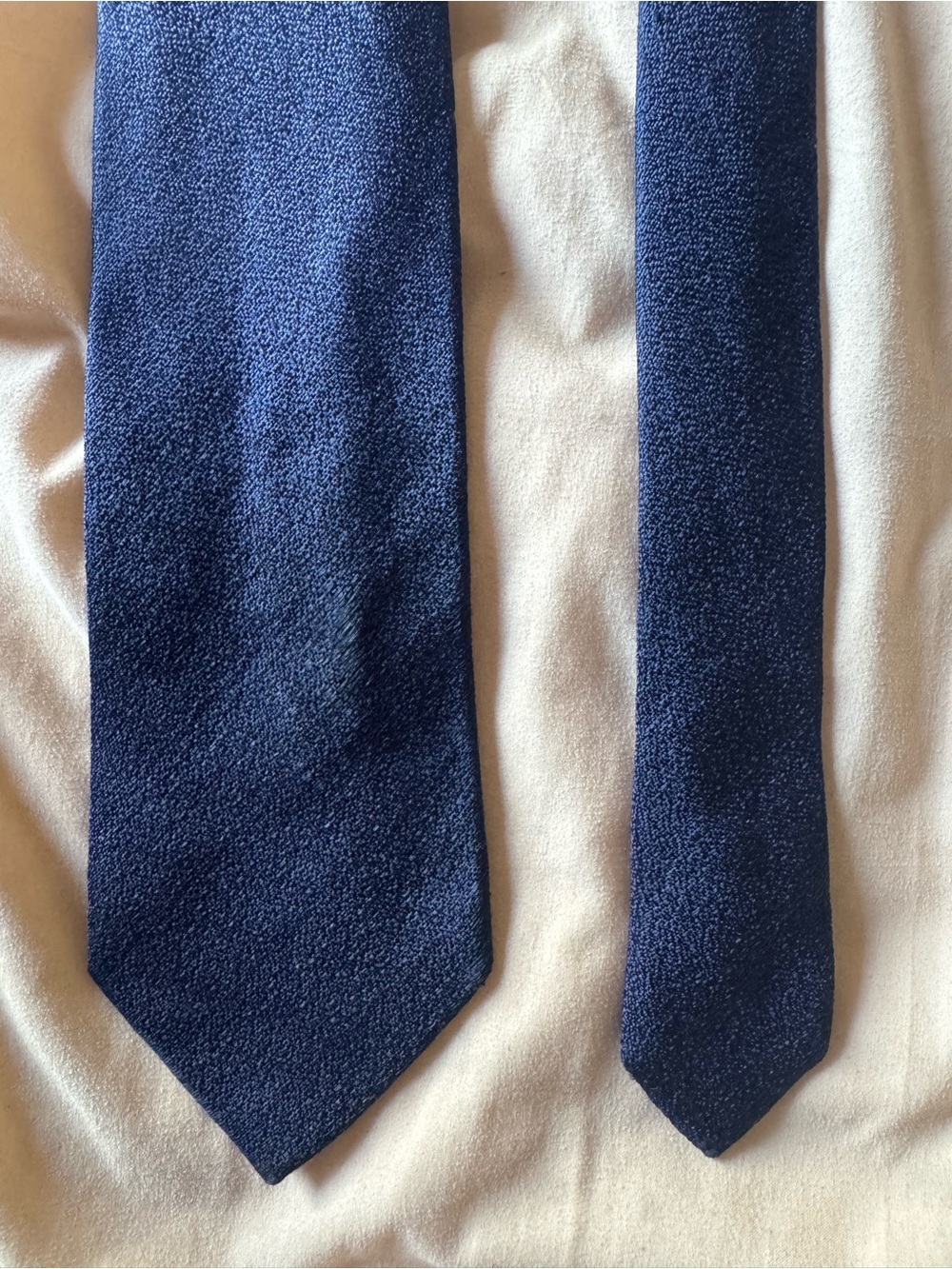 Navy Charvet Tie - see photos for flaws